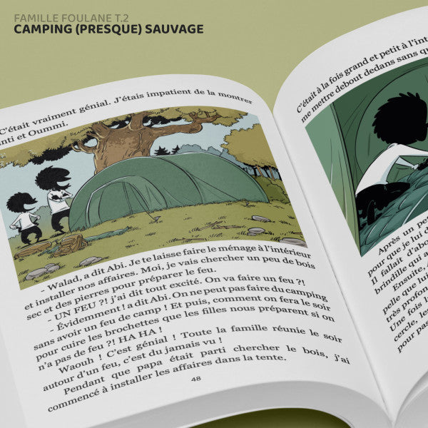 FAMILLE FOULANE TOME 2 : LE CAMPING (PRESQUE) SAUVAGE